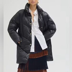 J. Crew Villa Puffer Coat with PrimaLoft. Size L.